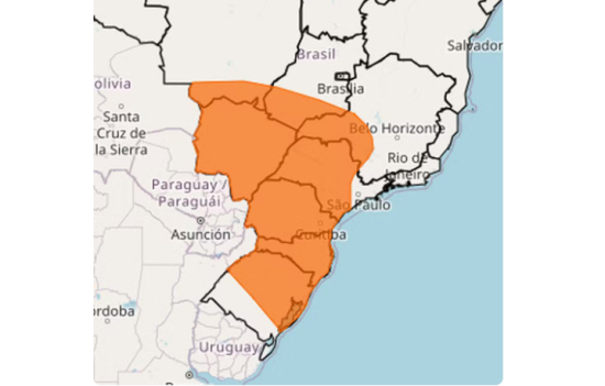 Chuva forte deve alcançar o país após período prolongado de calor e seca